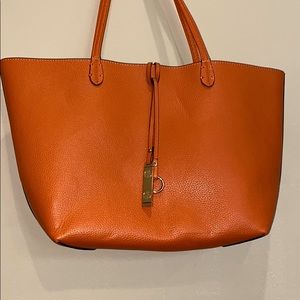 Super classy fall orange purse